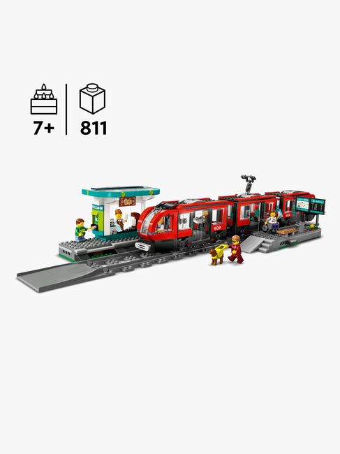 LEGO City 60423 Spårvagn och station