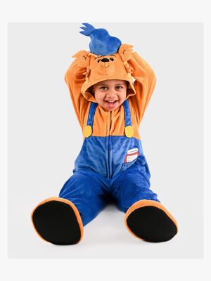 Den Goda Fen Kostüm Bamse 104 cm, Blau