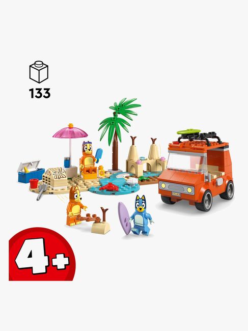 LEGO Bluey 11202 Blueys familjetur till stranden
