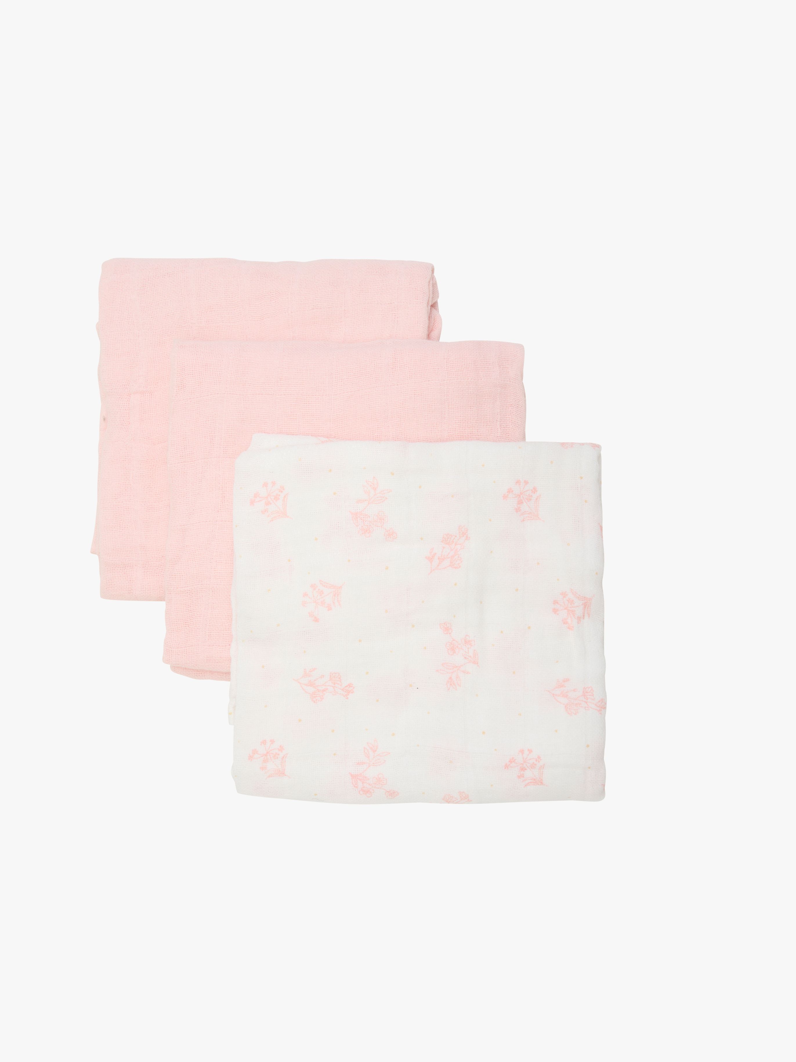 Pippi Muslinfilt 3-Pack, Veiled Rose