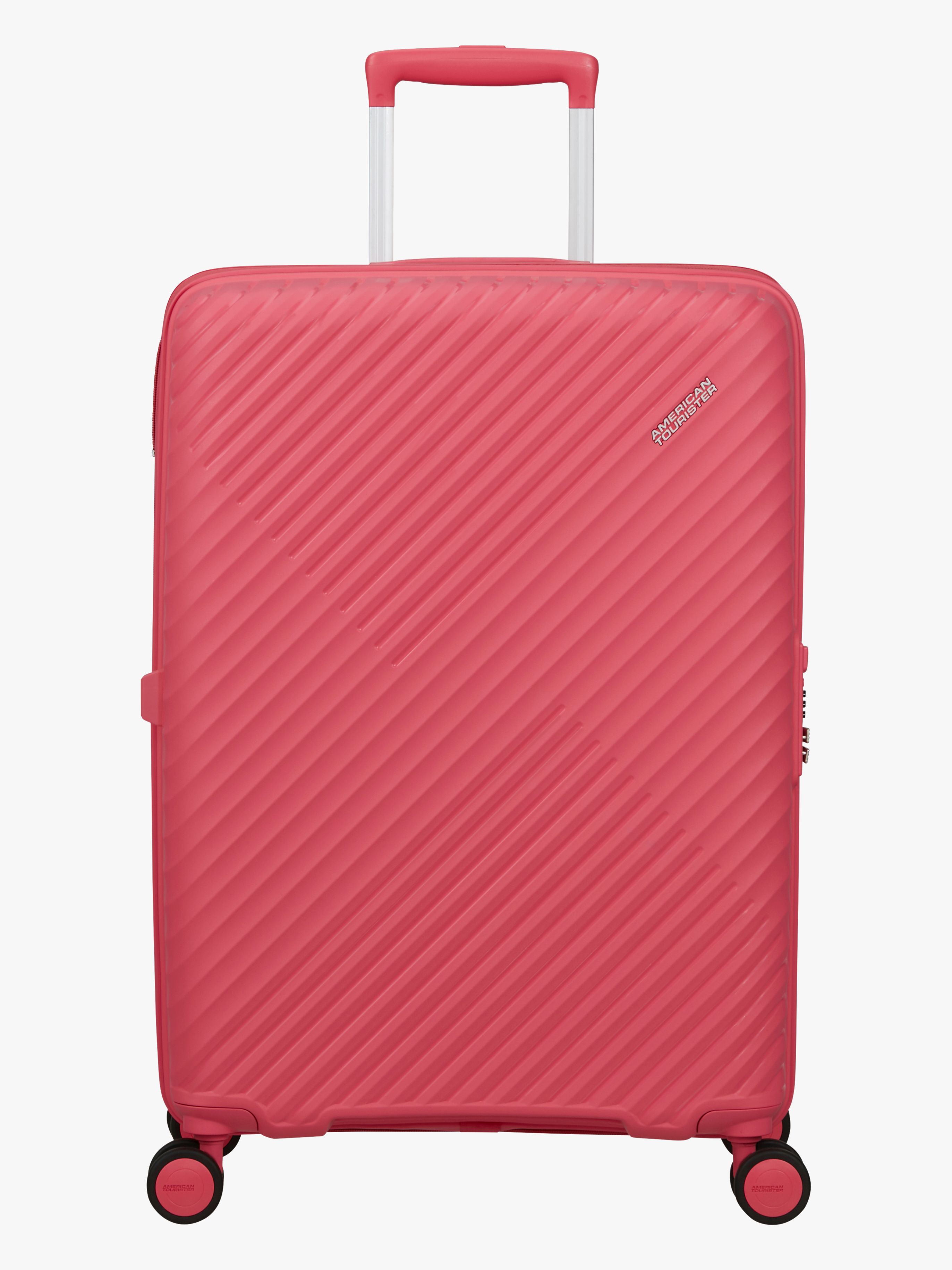 American Tourister Diablast Spinner Resväska 81-91L, Pink Glitch