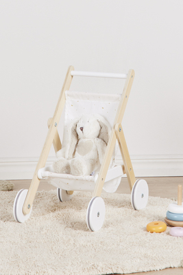 PolarB Holz-Puppenwagen