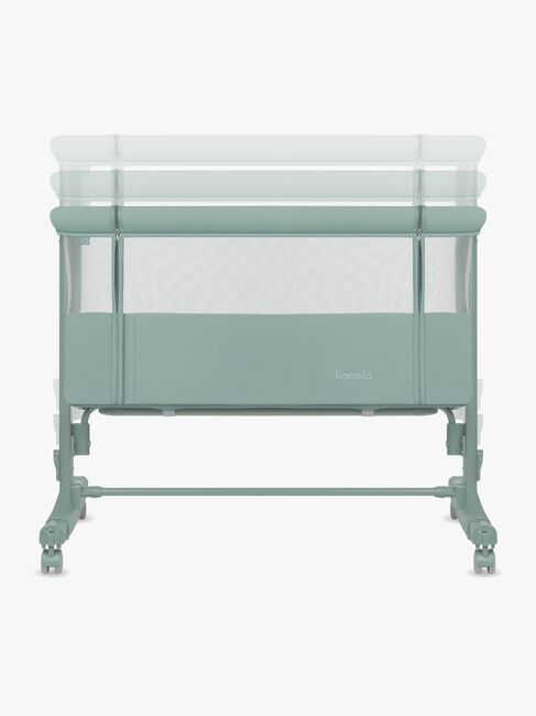 Lionelo Aurora Bedside Crib 3-i-1, Green Sage