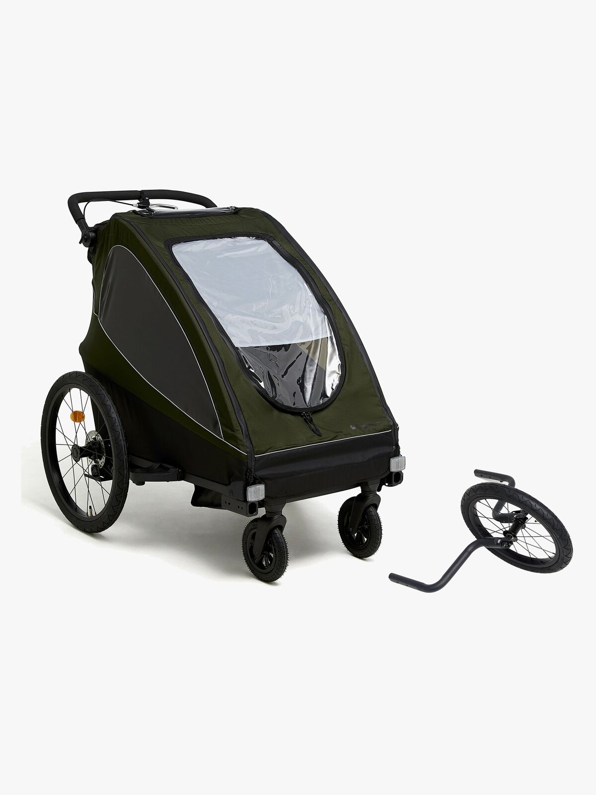 Beemoo Activity Sport Cykelvagn Inkl. Joggingkit, Green