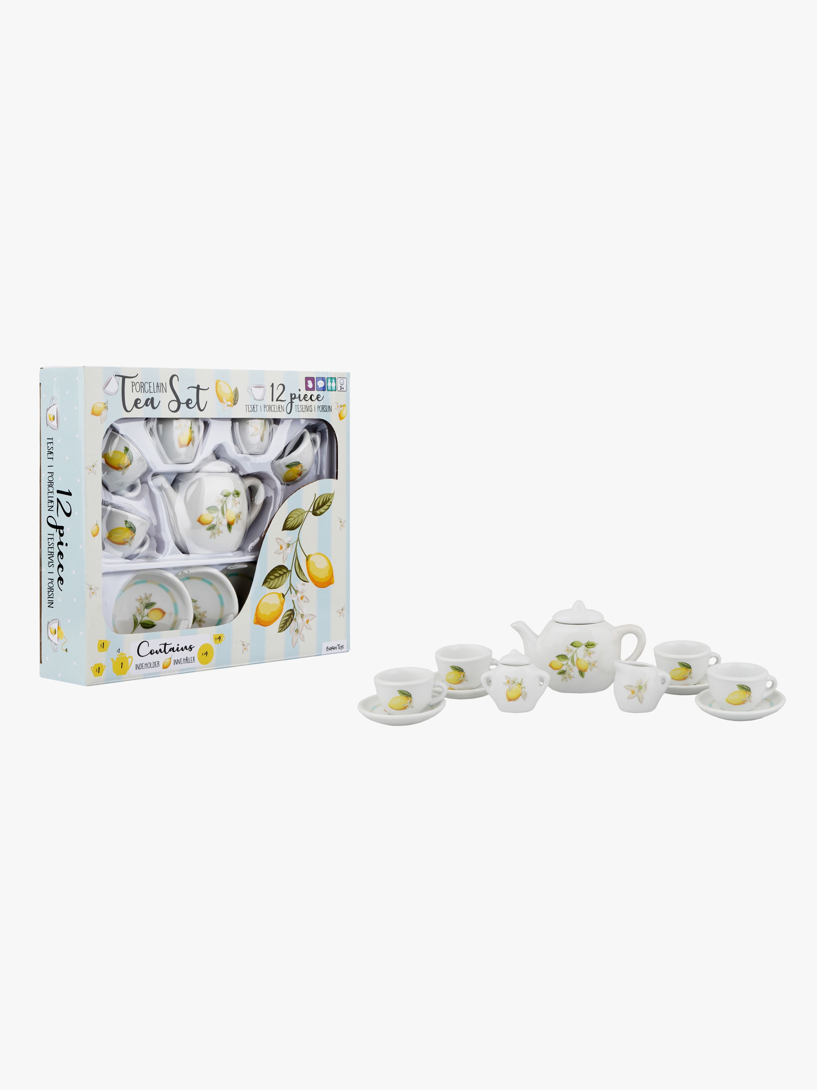 Barbo Toys Teservis Citron 12 Delar