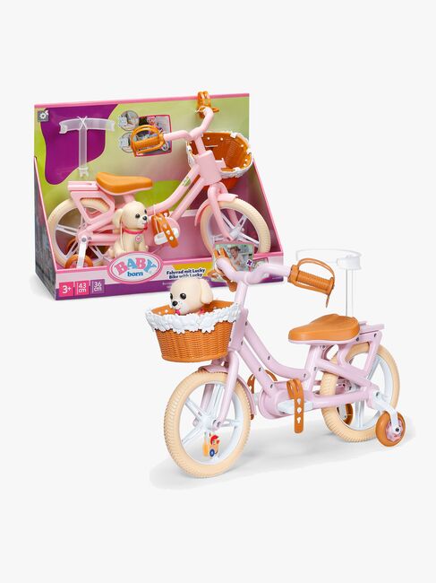 BABY born Dockcykel med Hund