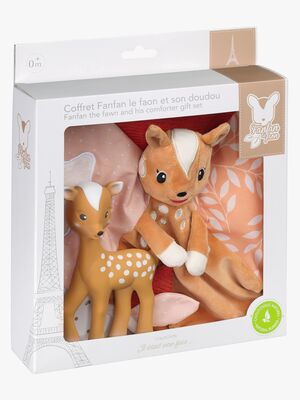 Sophie the Giraffe Rådjur Gåvoset Snuttefilt, Brun