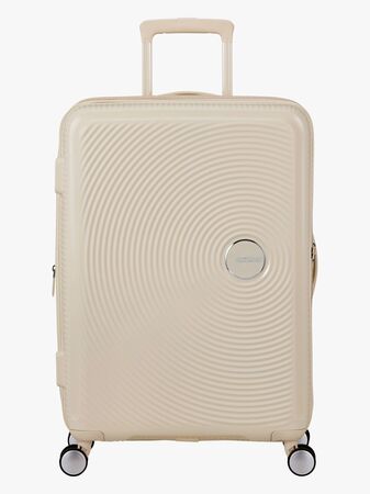 American Tourister Soundbox Spinner Resväska 71,5-81L, Coconut Sand