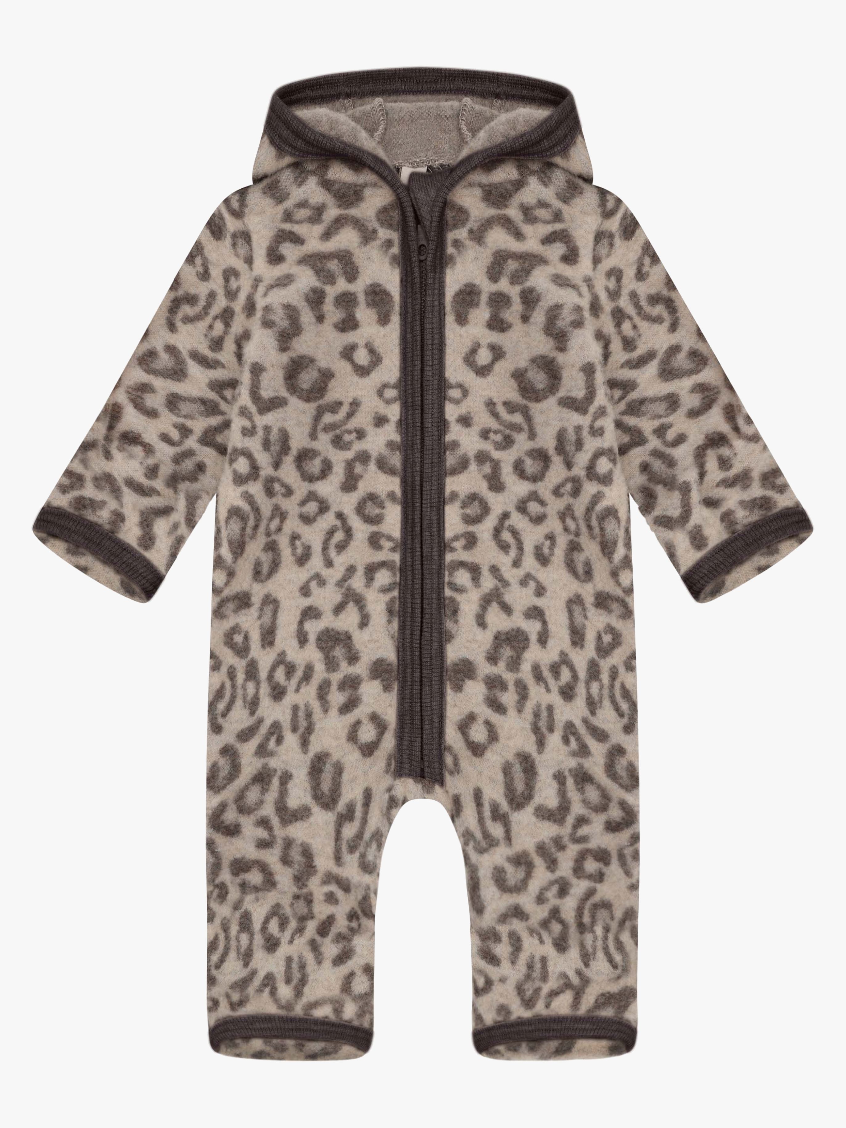 HUTTEliHUT Ullfleeceoverall Merino, Camel Melange, 80