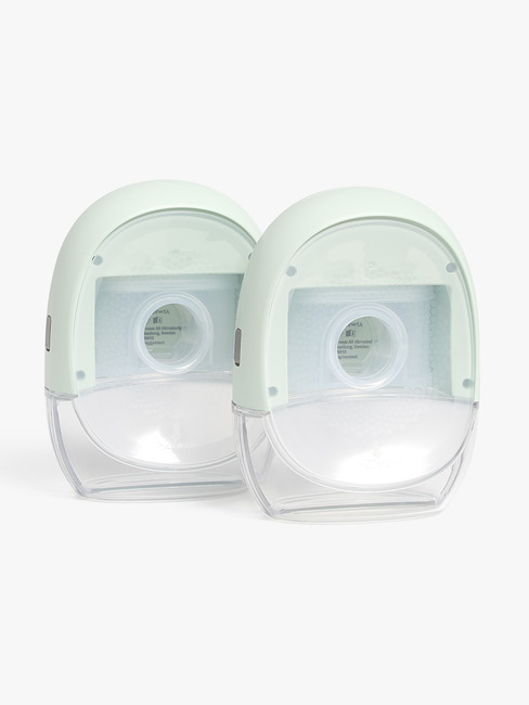 Beemoo CARE Wearable Slim Elektrisk Bröstpump Dubbel, Soft Green