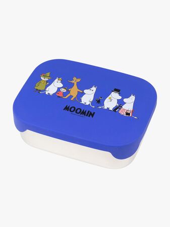 Mumin Lunchlåda Plåt, Familj Blå