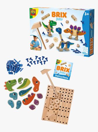 SES Creative Brix Junior Snickeriset Dinosaurier