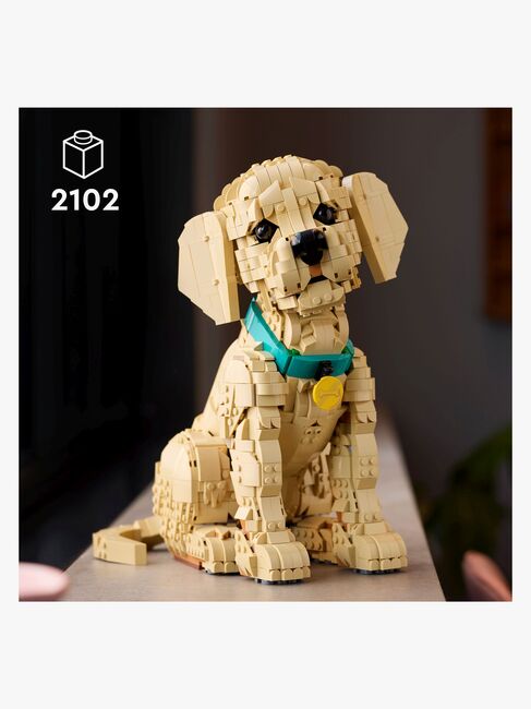 LEGO Icons 11384 Golden Retriever Valp