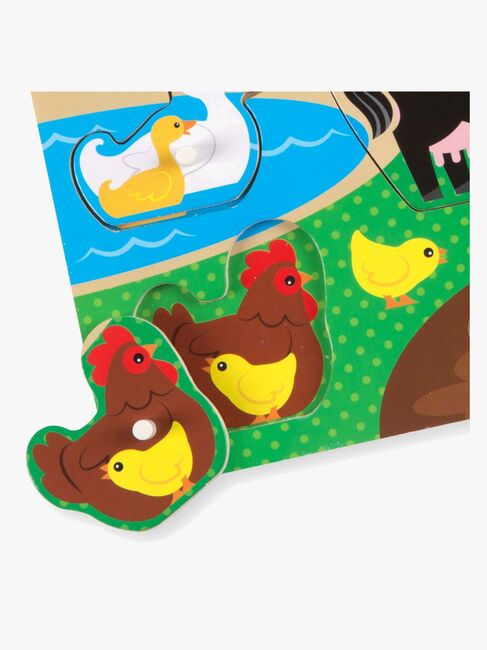 Melissa & Doug Knoppussel Bondgårdsdjur 8 Bitar