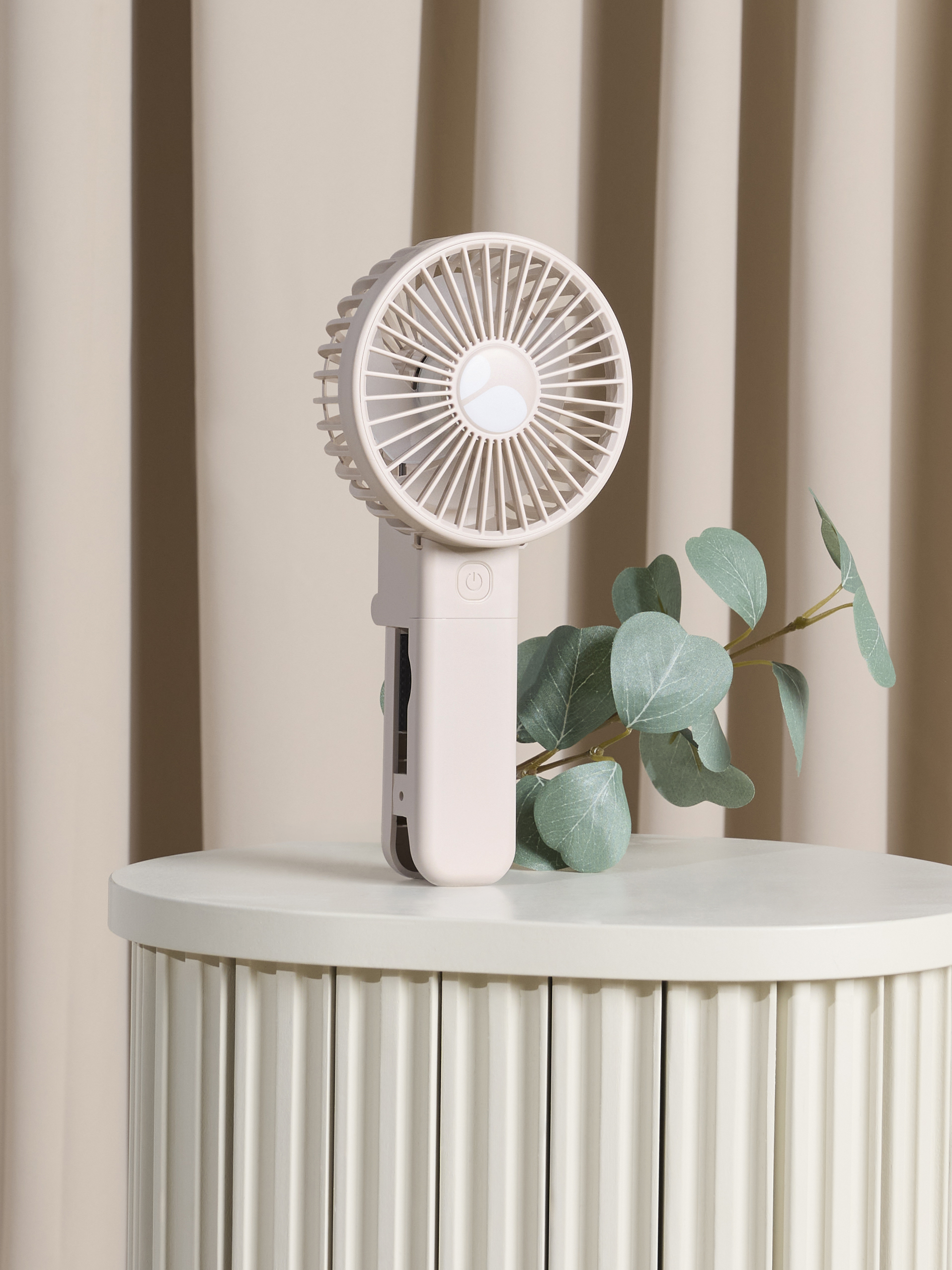 Beemoo Clip-on Barnvagnsfläkt, Beige