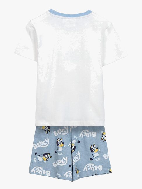 Bluey Pyjamas, Vit/Blå