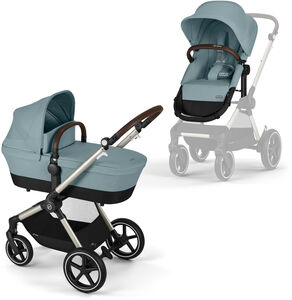 Cybex EOS Lux Duovagn, Taupe/Sky Blue