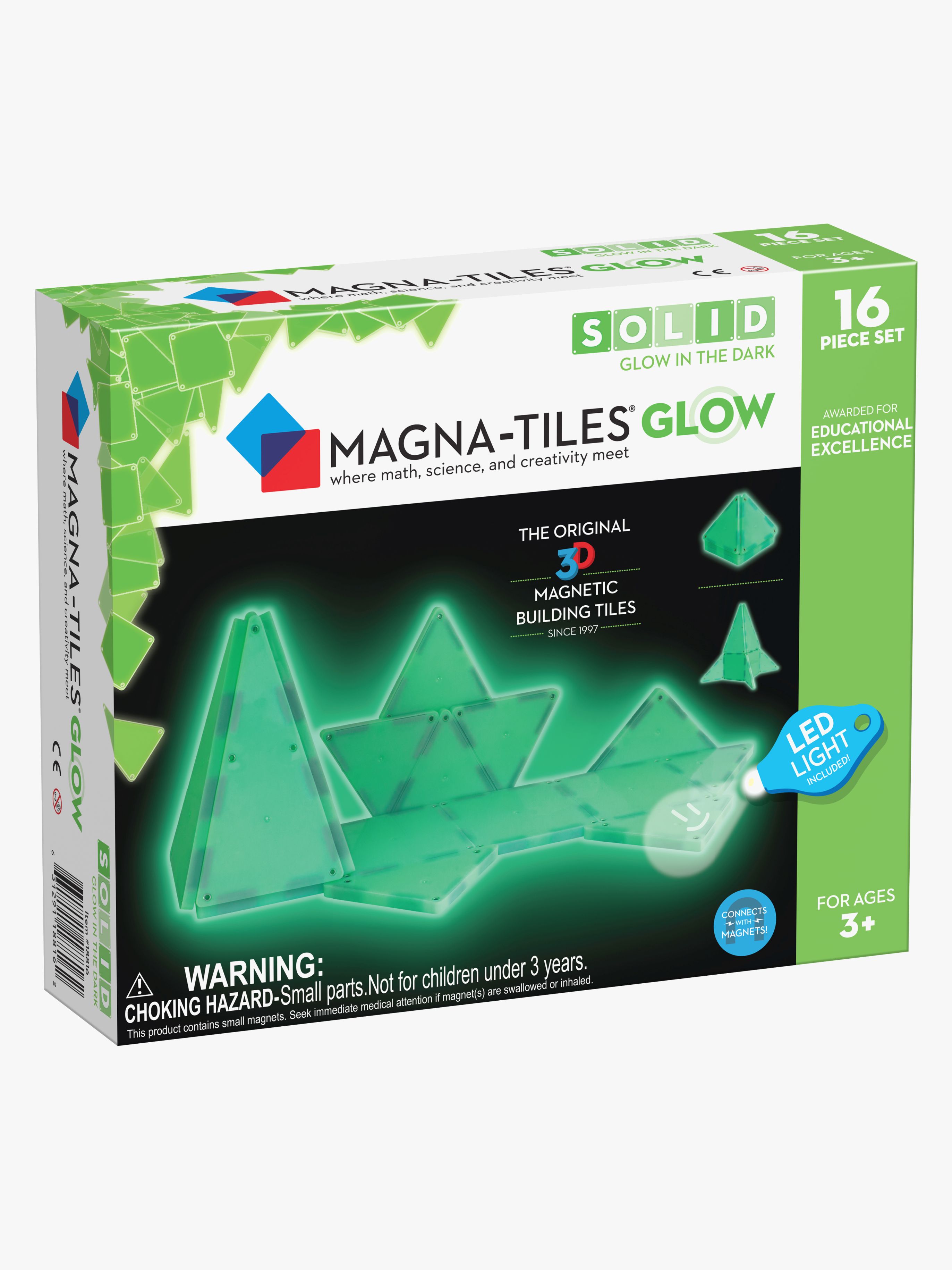 MAGNA-TILES Glow Byggsats 16 Delar