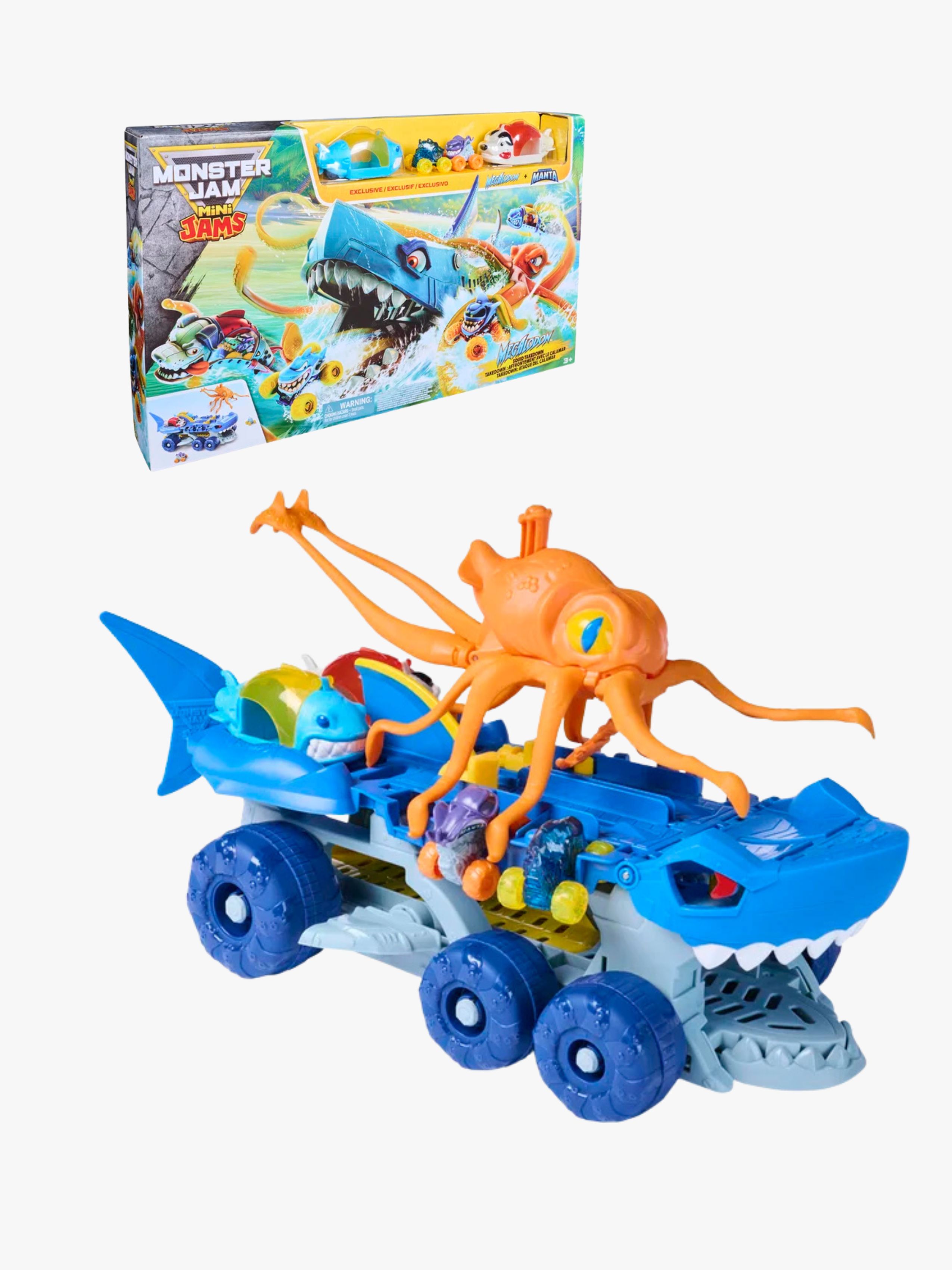 Monster Jam Lekset Mini Jams Megalodon Carrier