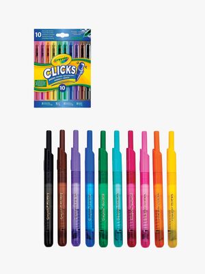 Crayola Clicks Retractable Markers 10-Pack