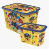 Paw Patrol Förvaringsboxar Set 23l & 7l, Gul