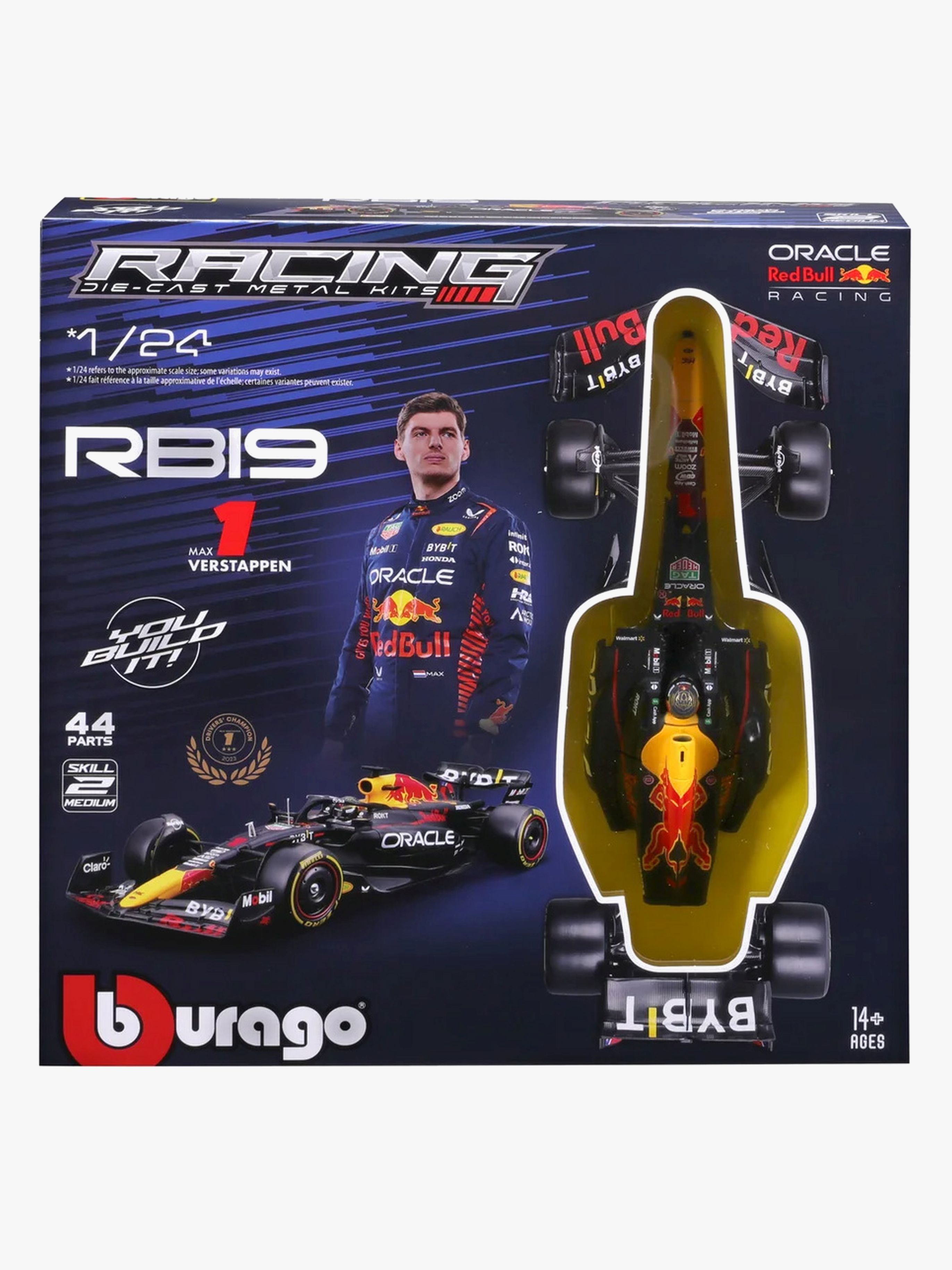 Bburago F1 Red Bull Racing RB19 2023 Modellkit Verstappen #1 1:24