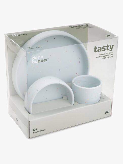 Done By Deer Confetti Barnserviser, Blå