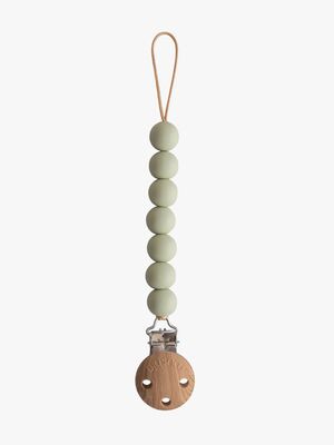 Mushie Halo Schnullerkette, Sage