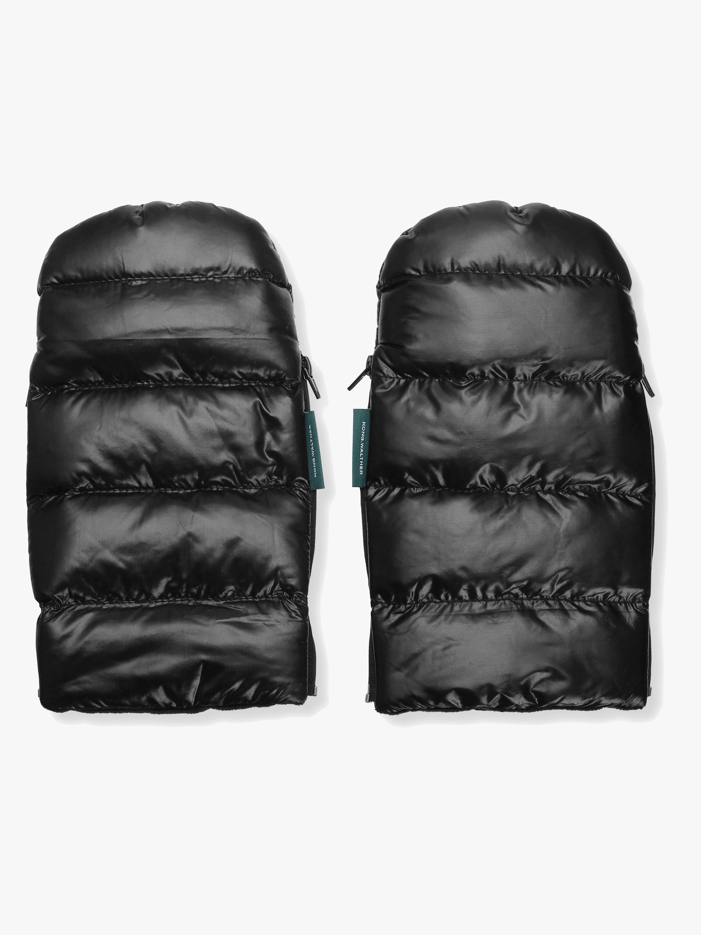 KONG.WALTHER Østerbro Puffer Barnvagnsvantar, Black