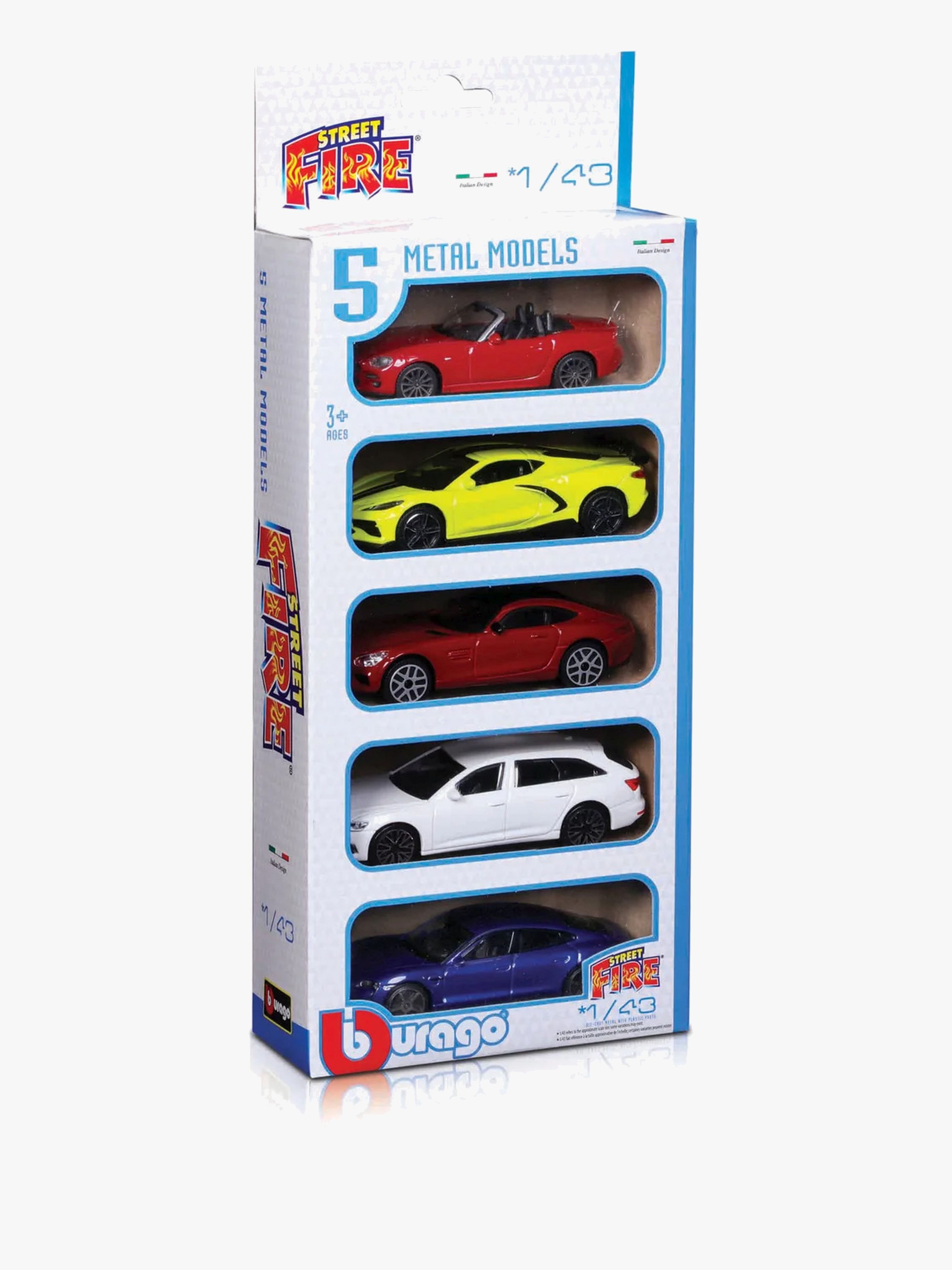 Bburago Diecast Bilar 1:43 5-pack Blandad