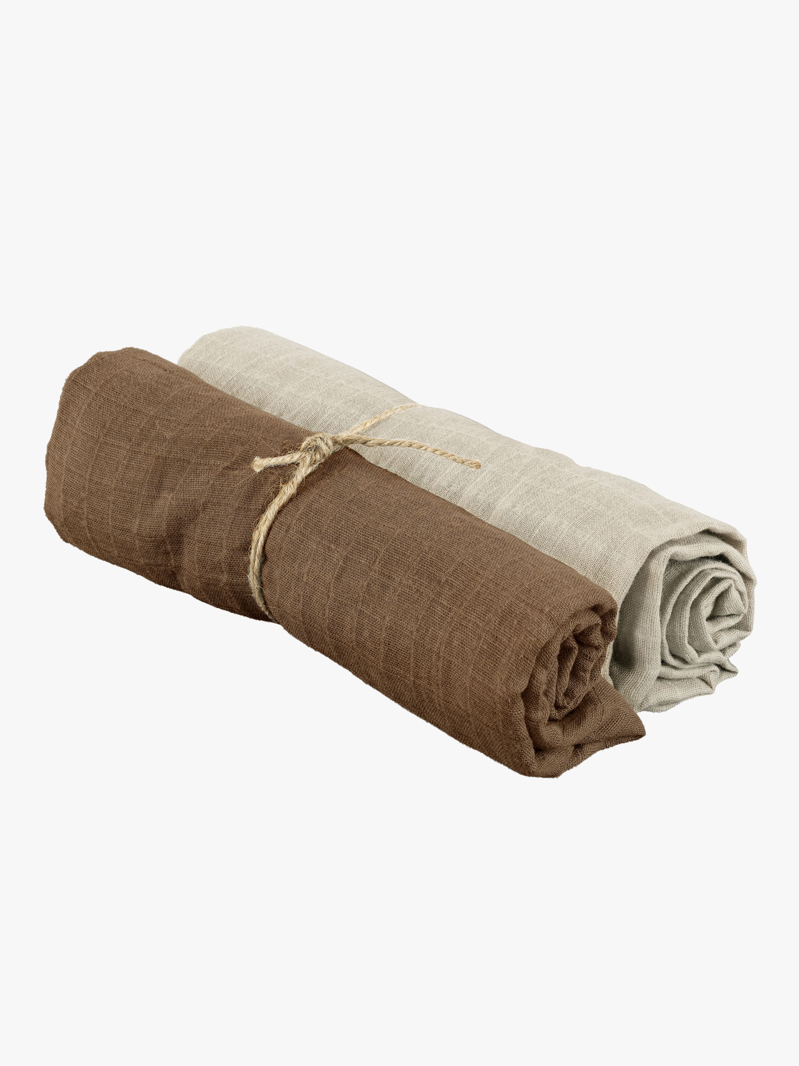 Borganäs Muslinfilt 70x70 2-pack