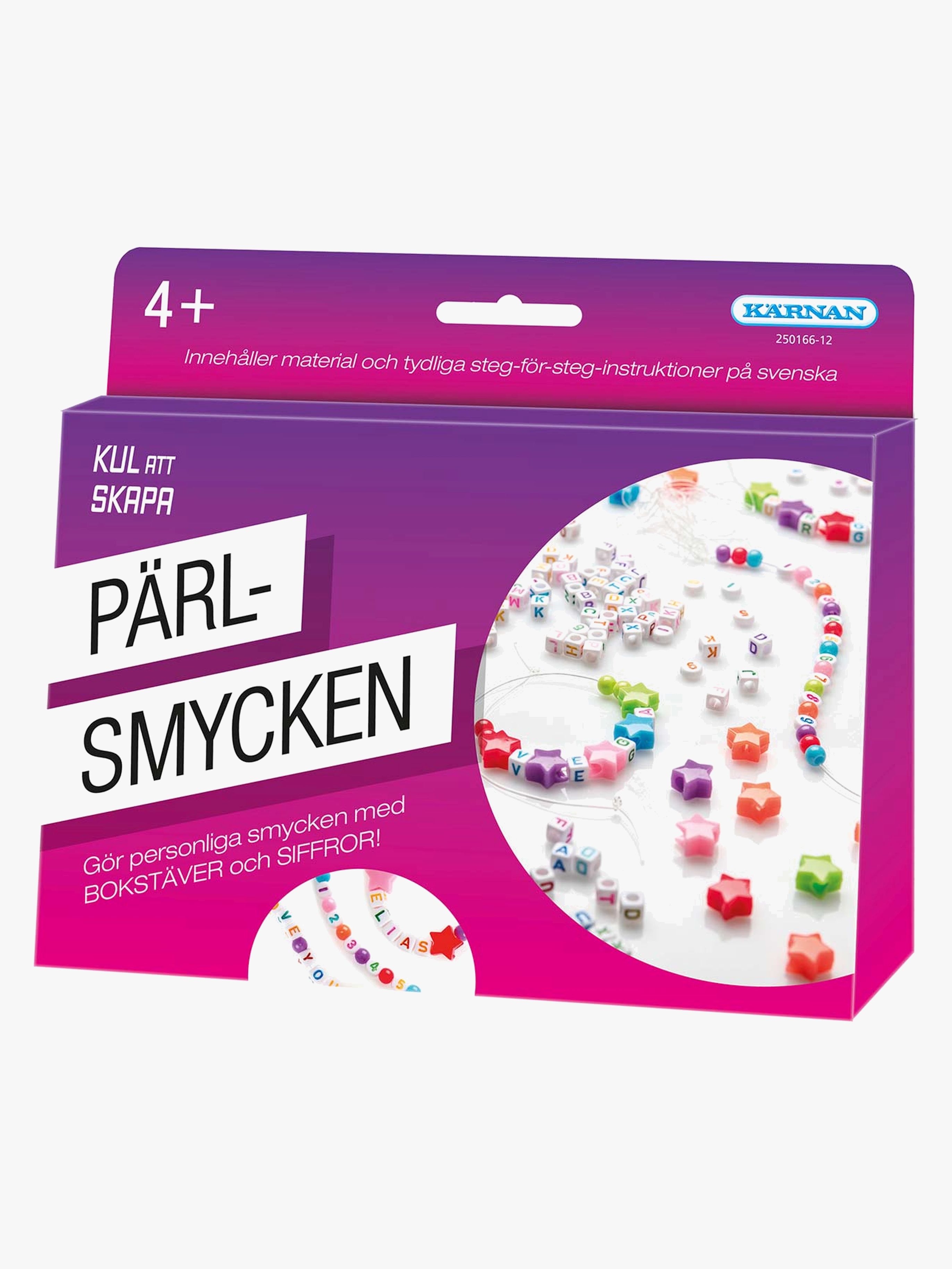 Kärnan Pyssel Kul Att Skapa Bokstavs- Och Sifferpärlor