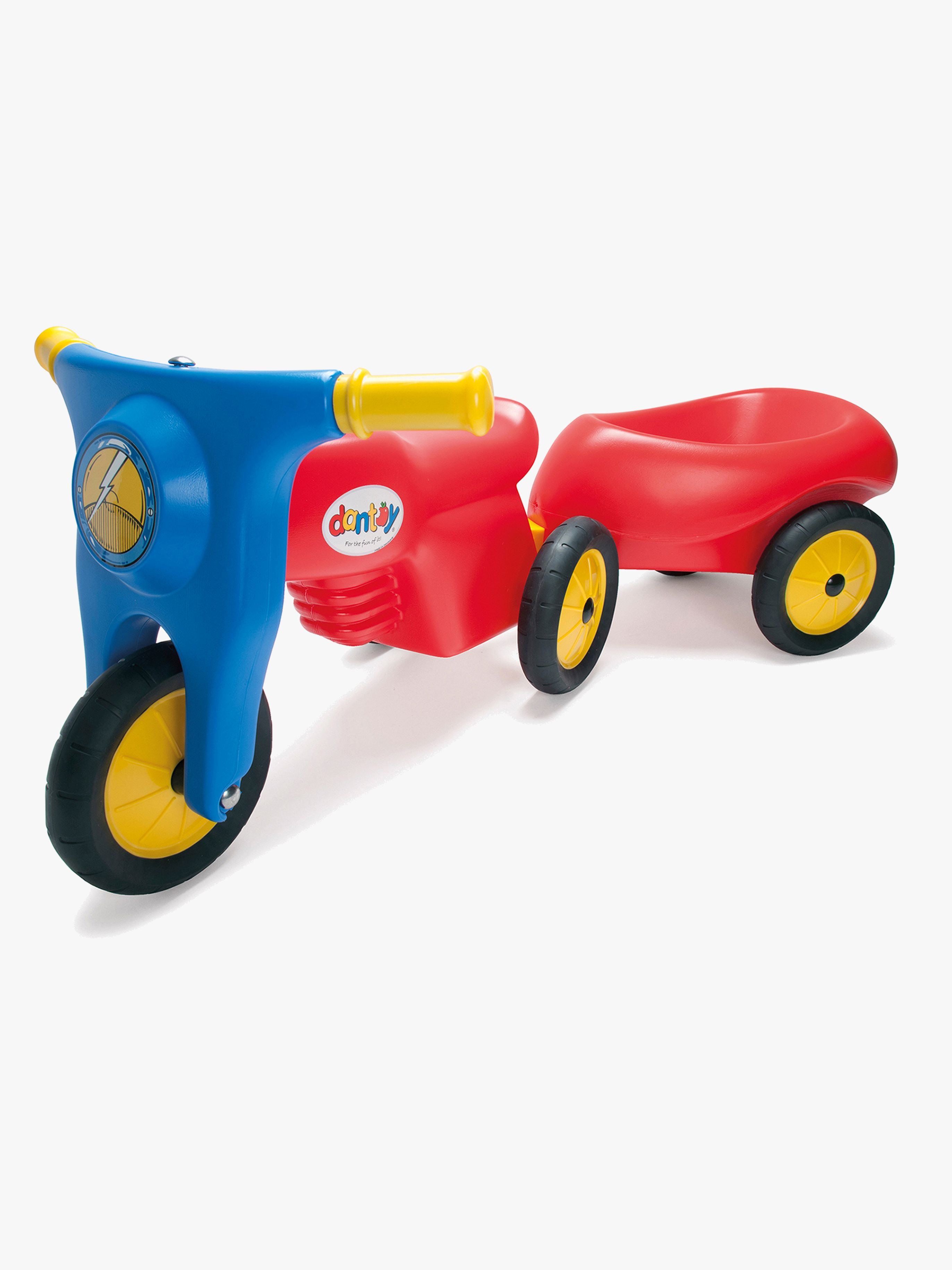 Dantoy Släp Gummihjul, Röd/Blå