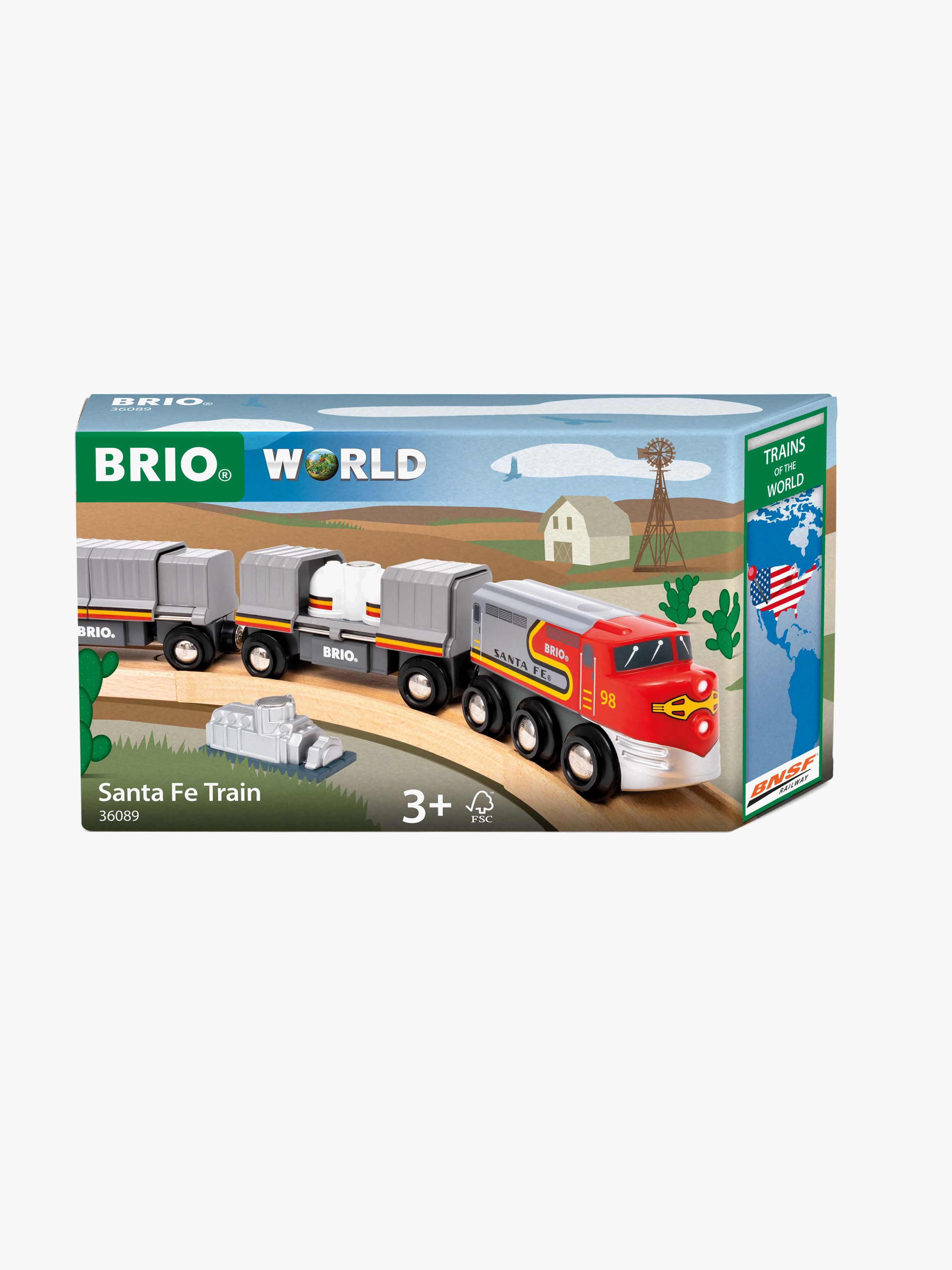 BRIO World 36089 Trains of the World Santa Fe Tåg