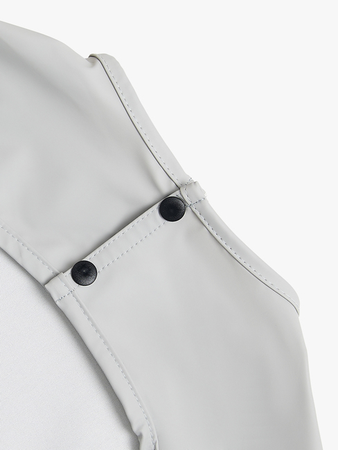 Beemoo CARE Bib  Långärmad Haklapp, Light Grey