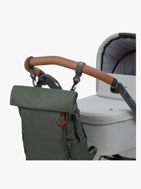 Lässig Outdoor Skötväska Ryggsäck med Rullöppning, Dark Olive