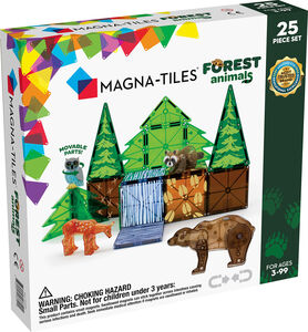 MagnaTiles Forest Animals Byggsats 25 Delar