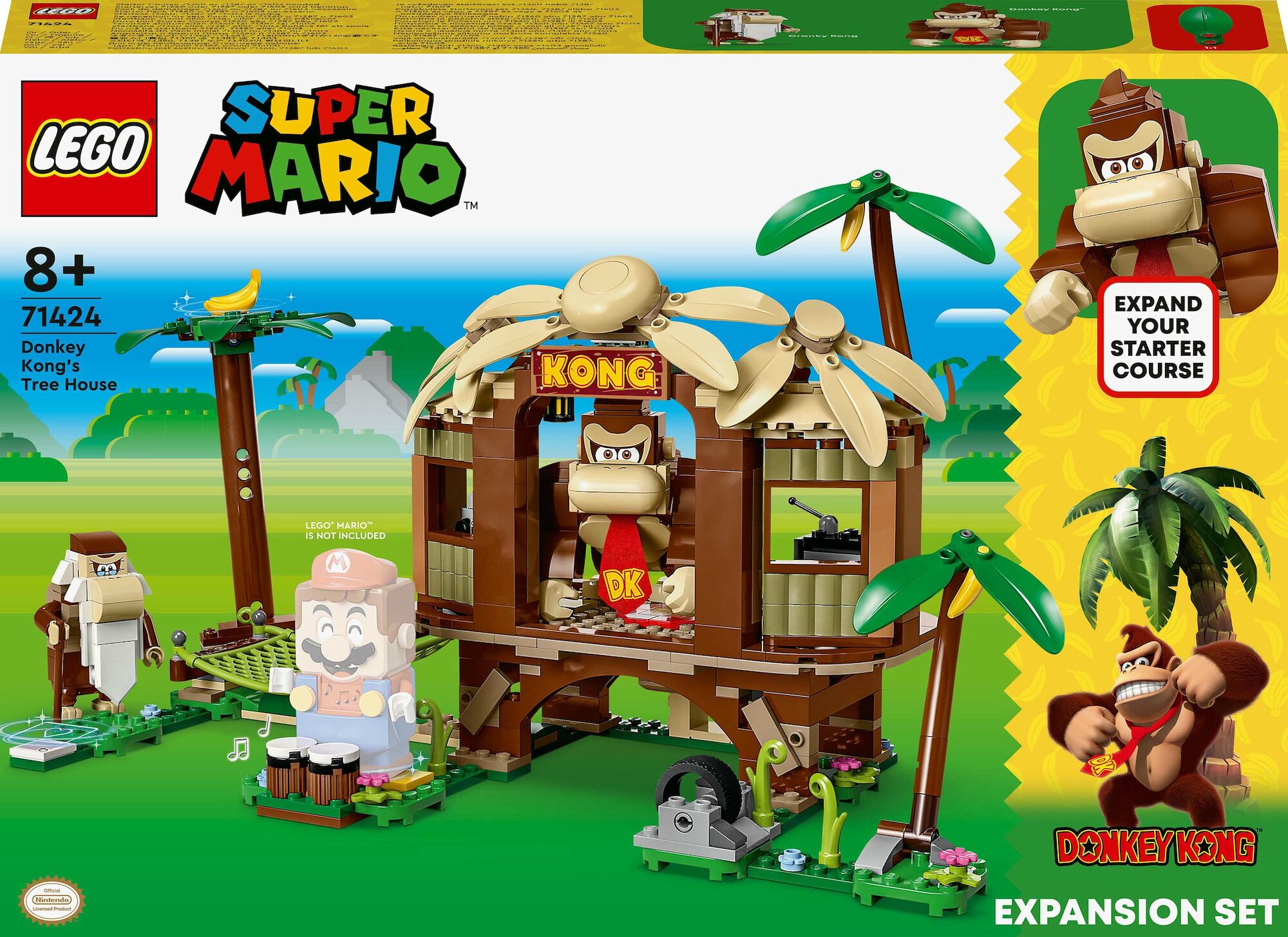 LEGO Super Mario 71424 Donkey Kongs trädkoja Expansionsset