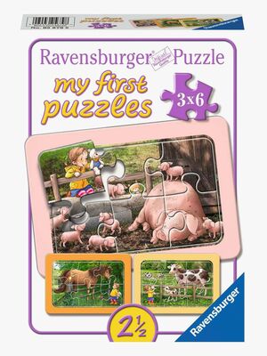 Ravensburger Pussel Exploring The Farm 3x6 Bitar