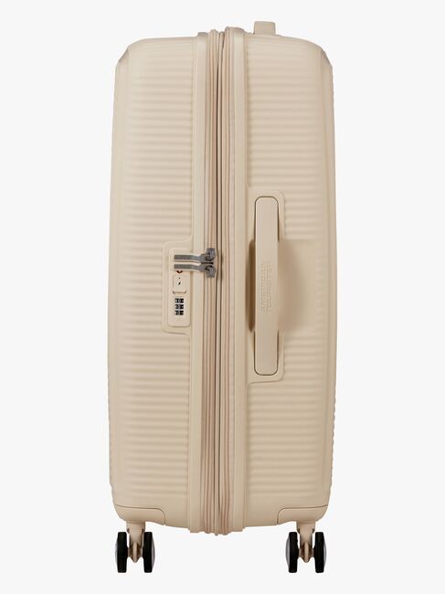 American Tourister Soundbox Spinner Resväska 71,5-81L, Coconut Sand