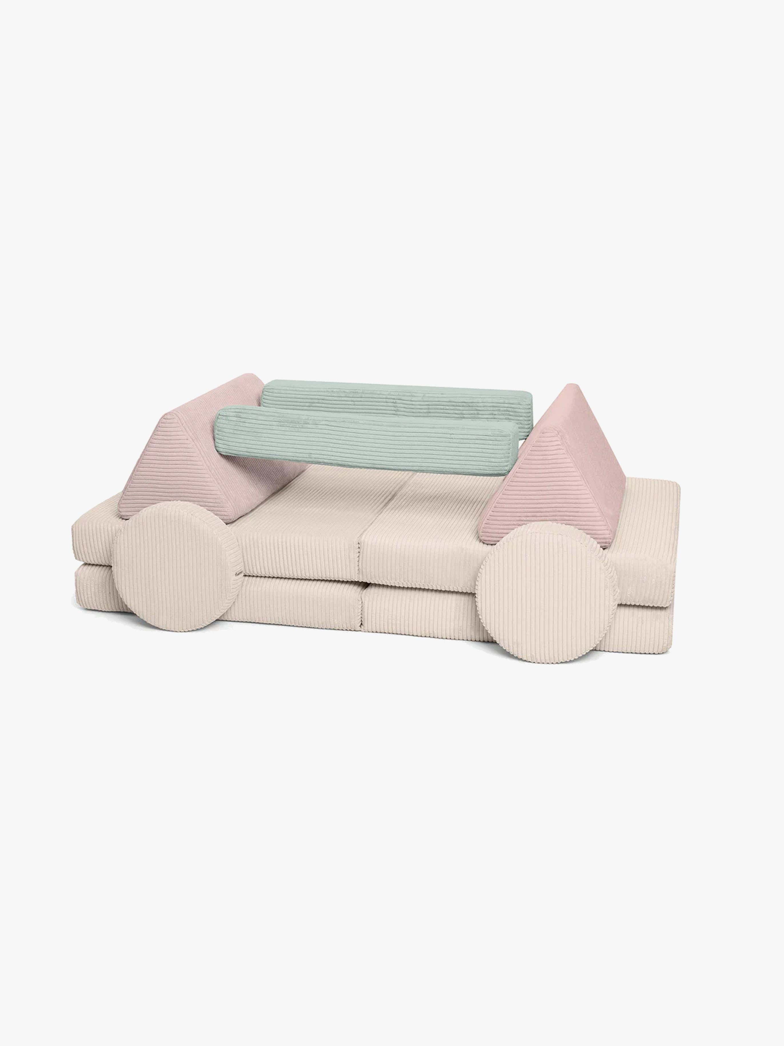 Shappy Play Byggbar Soffa 160x80 cm Manchester, Lollipop