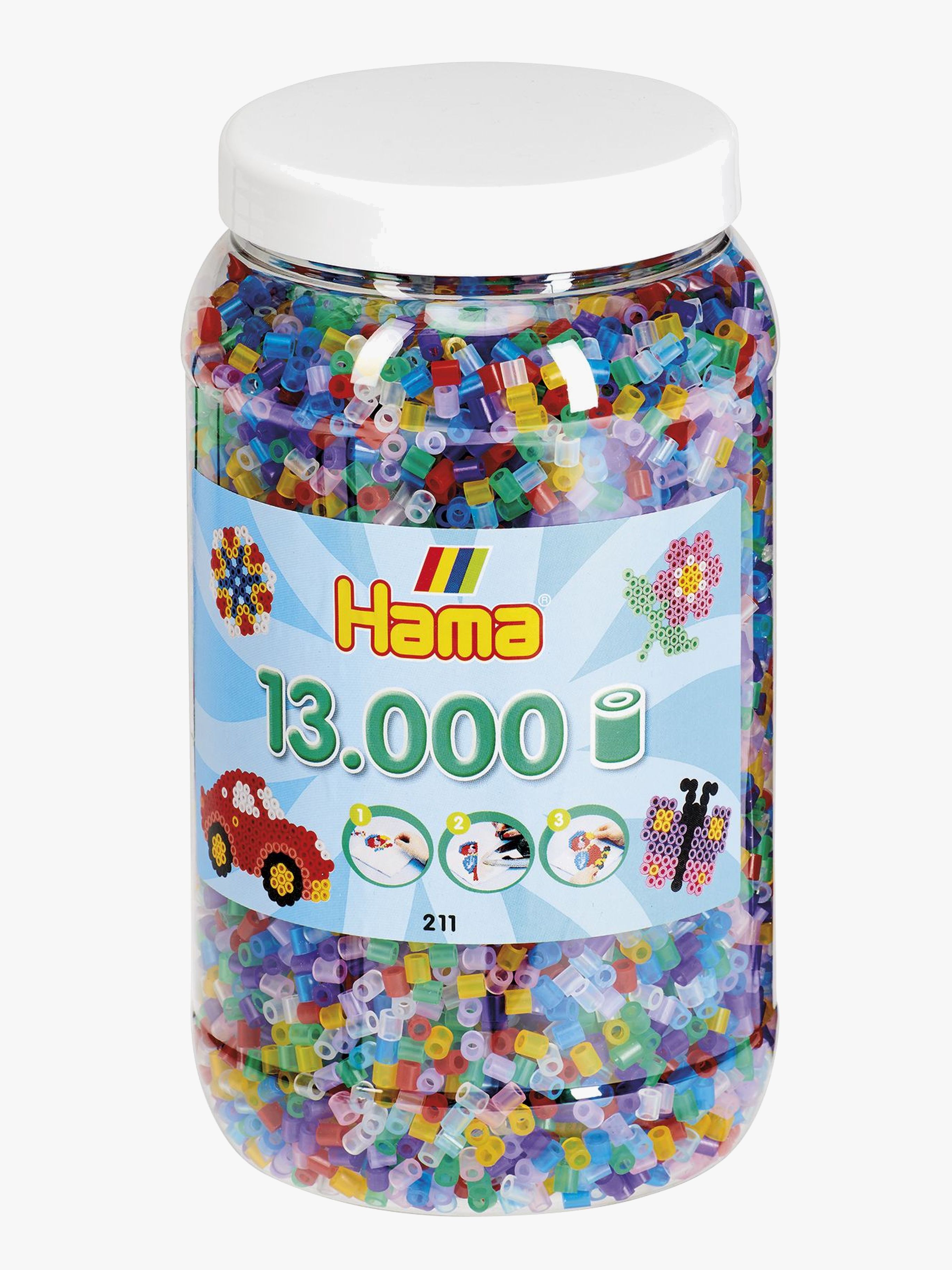 Hama Midi Pärlor 13000 st Mix 53