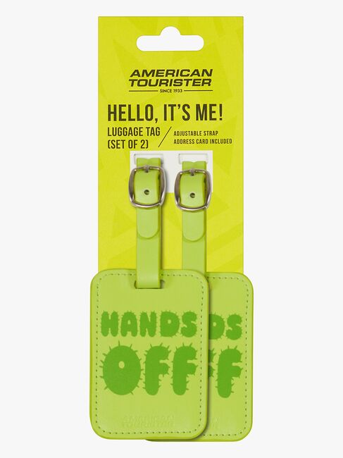 American Tourister Graphic Tags Bagagetag 2-Pack, Hands Off