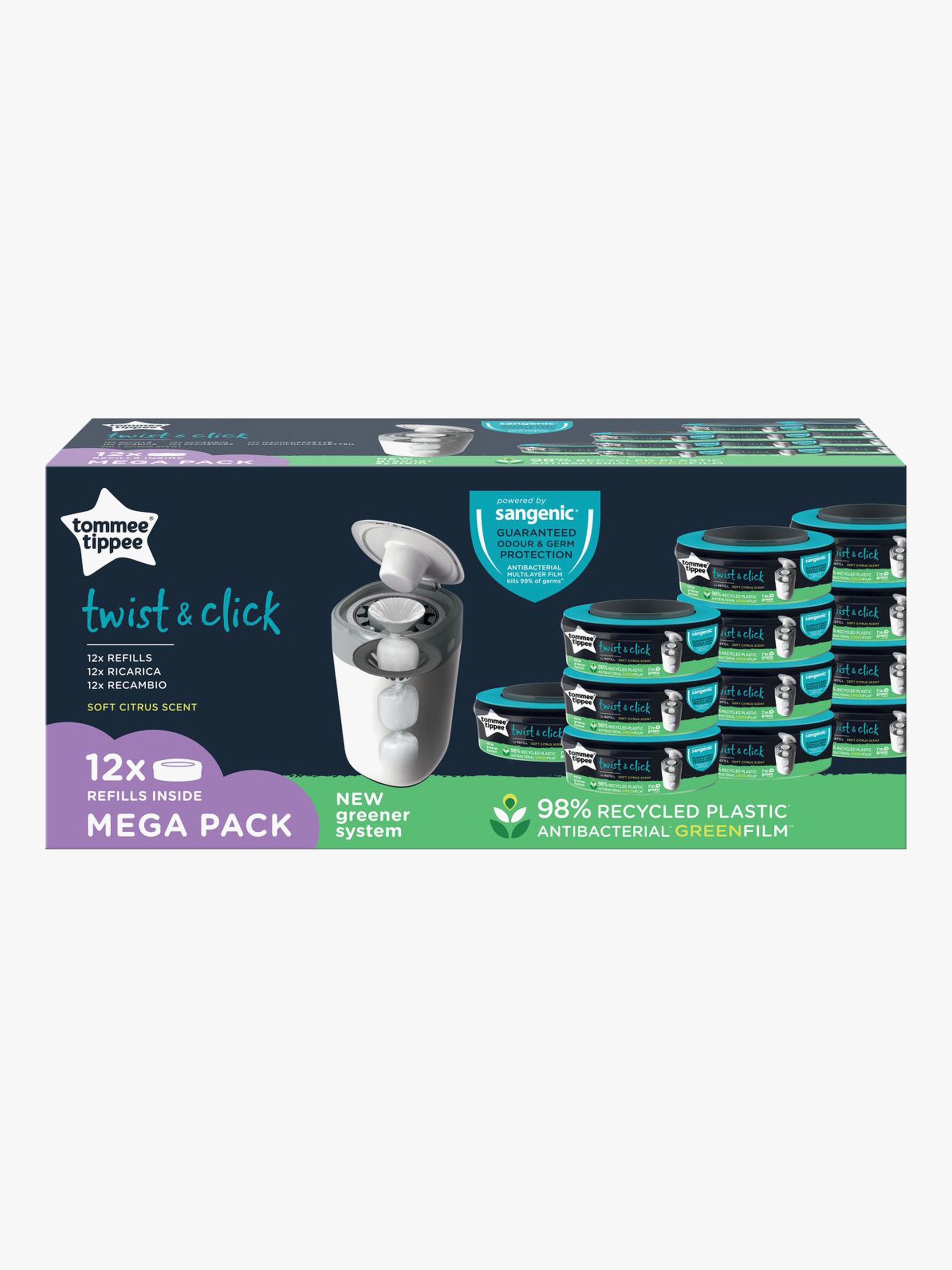 Tommee Tippee Twist &  Click Refill 12-Pack