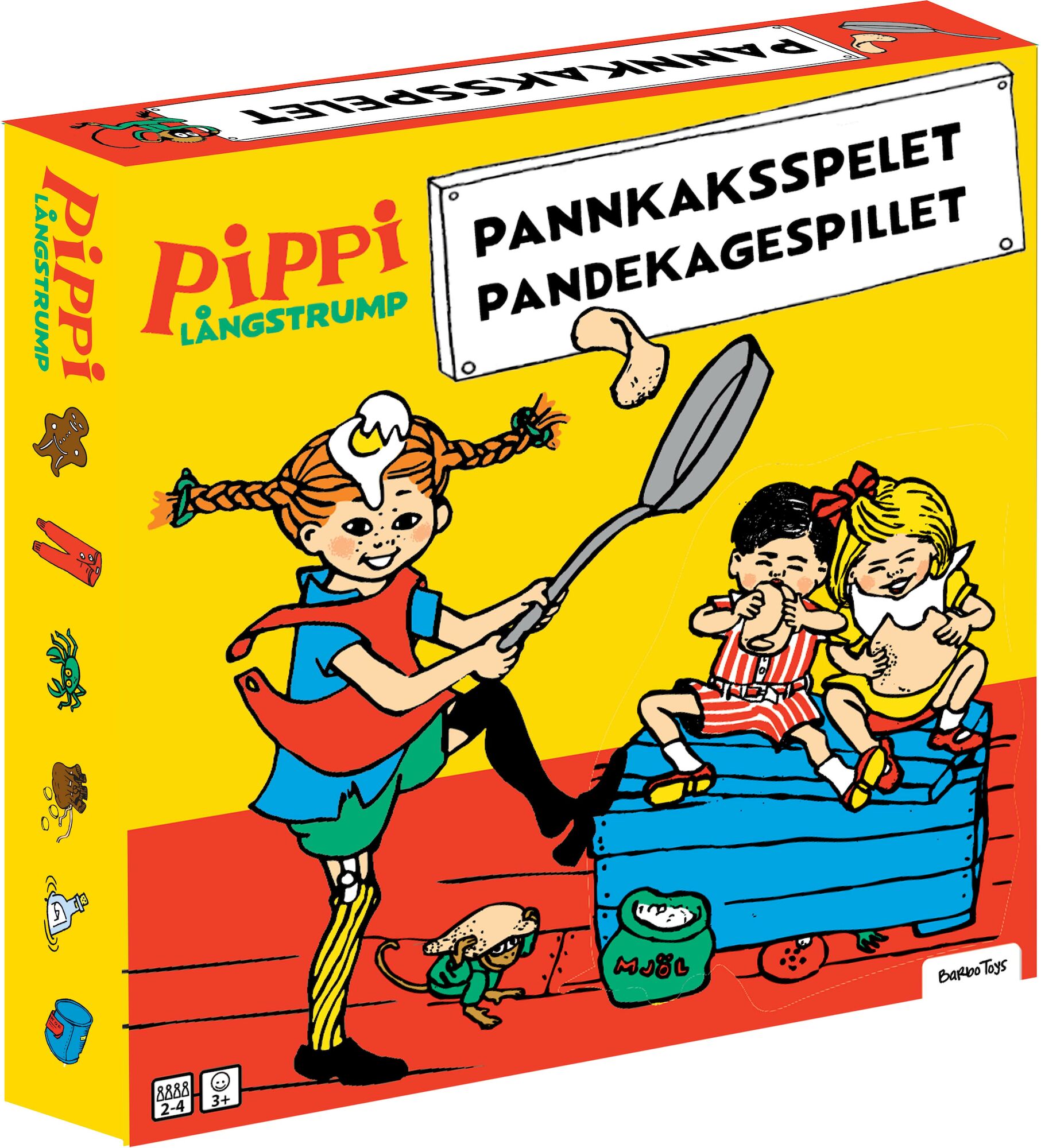 Pippi Långstrump Barnspel Pannkaksspelet