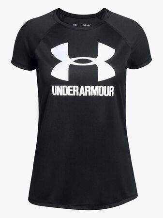 Under Armour Big Logo Tee Solid SS Träningströja, Black