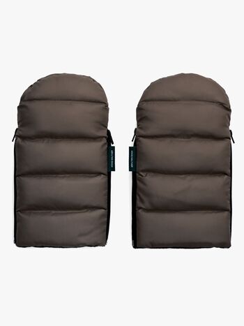 KONG.WALTHER Østerbro Puffer Barnvagnsvantar, Grey