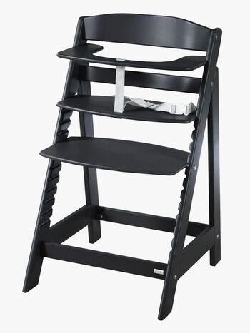 Roba Sit Up Flex Grow-Along Barnmatstol, Black