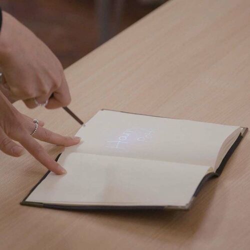 Harry Potter Tom Riddle's Diary Skrivbok Med Penna Och Ficklampa WS-1025-1915_3a.jpg