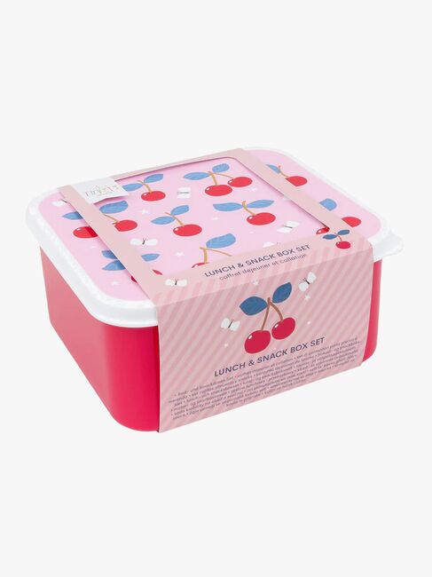 A Little Lovely Company Lunchboxset, Körsbär